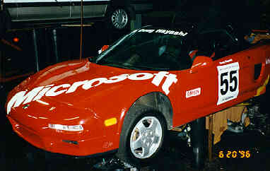NSX hood with final MS logo